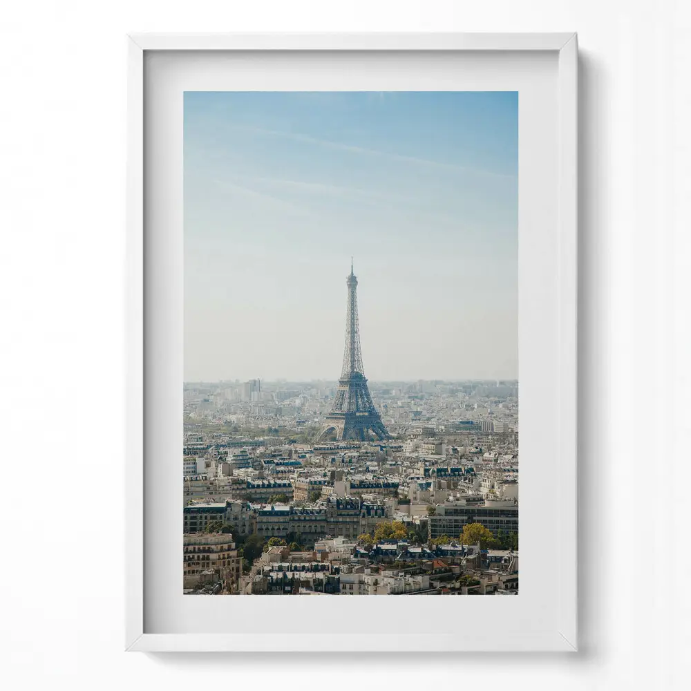 Obraz v ráme Panoráma Eiffelovej veže v Paríži