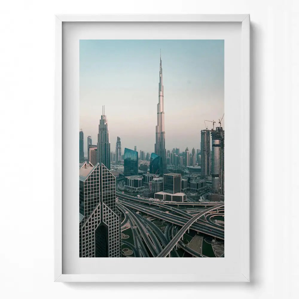 Obraz v ráme Moderný Dubaj z vtáčej perspektívy