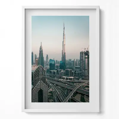 Obraz v ráme Moderný Dubaj z vtáčej perspektívy