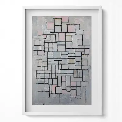 Obraz v ráme Moderné umenie geometrická skica
