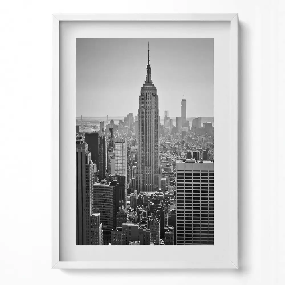 Obraz v ráme Pohľad na mrakodrapy v New Yorku