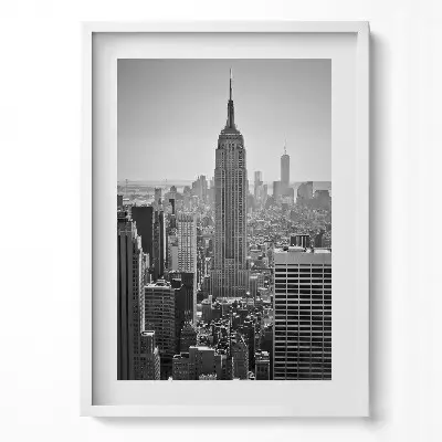 Obraz v ráme Pohľad na mrakodrapy v New Yorku