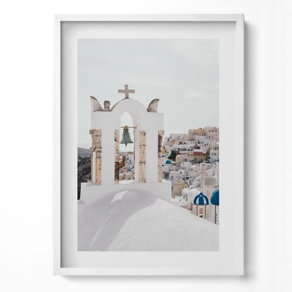 Obraz v ráme Architektúra gréckeho Santorini