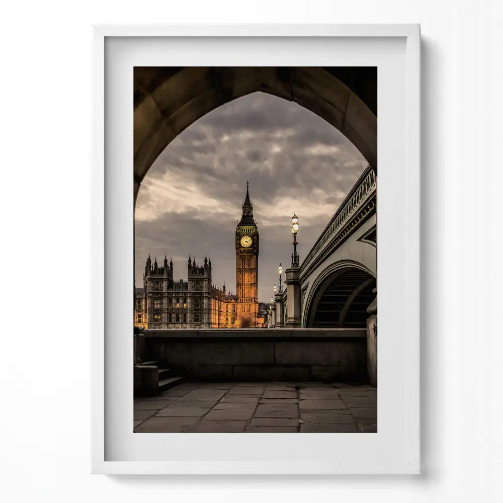 Obraz v ráme Pohľad na Big Ben v Londýne