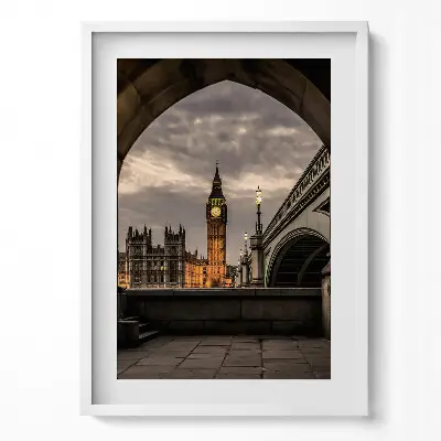 Obraz v ráme Pohľad na Big Ben v Londýne