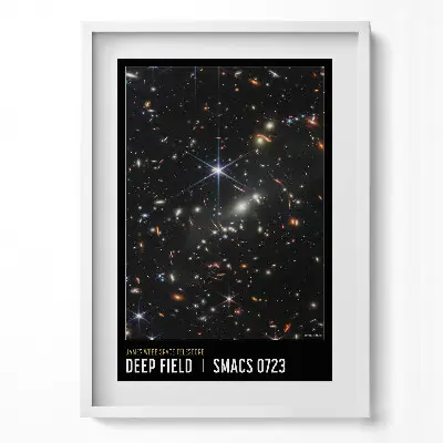 Obraz v ráme Plagát NASA s vesmírnou fotografiou