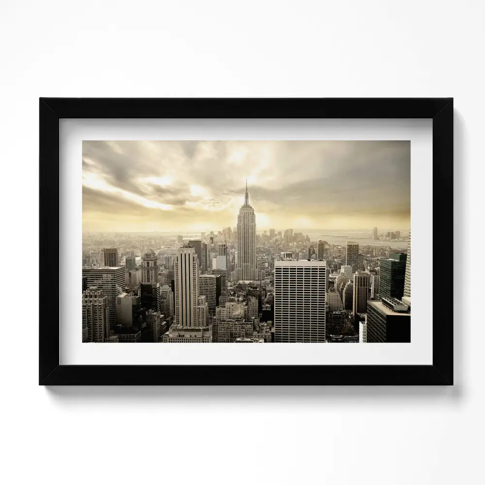 Obraz v ráme Panoráma Empire State Building