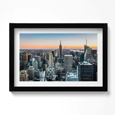 Obraz v ráme Pohľad na architektúru New Yorku