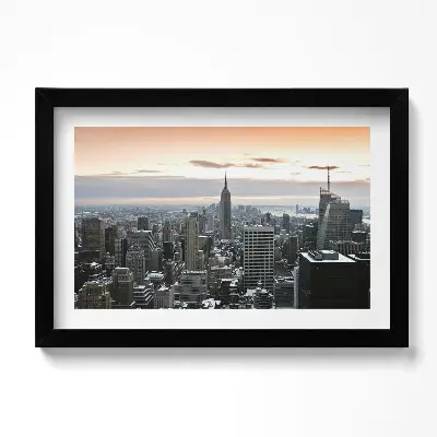 Obraz v ráme Panoráma architektúry New Yorku
