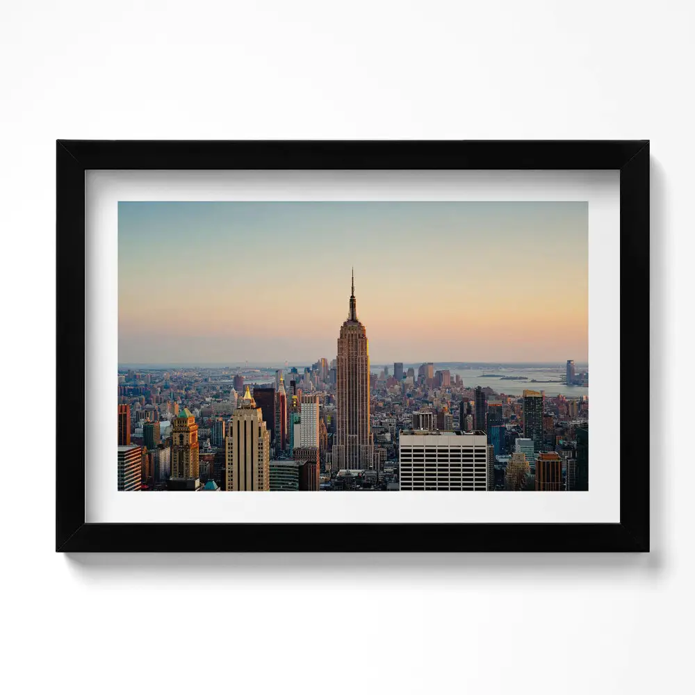 Obraz v ráme Panoráma New Yorku