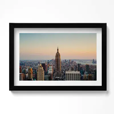 Obraz v ráme Panoráma New Yorku