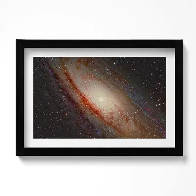 Obraz v ráme Vesmírna galaxia a hviezdy