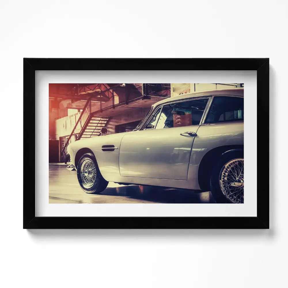 Obraz v ráme Aston Martin DB5