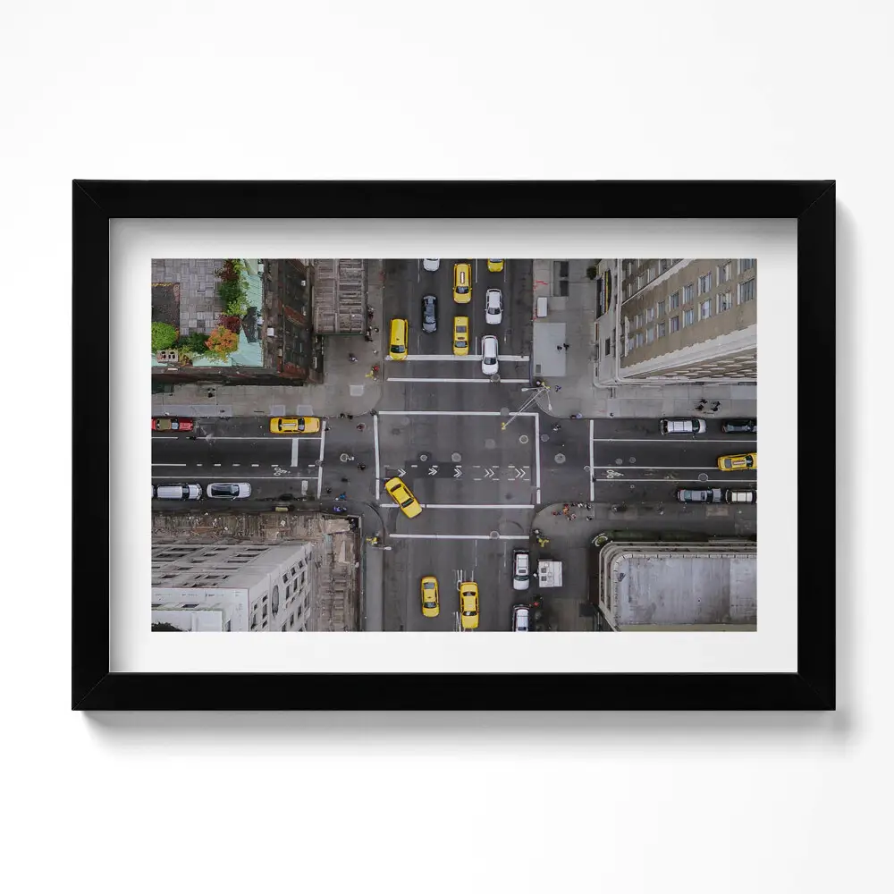 Obraz v ráme Manhattan 5th Avenue New York