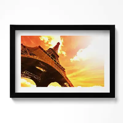 Obraz v ráme Atrakcia Eiffelovej veže v Paríži