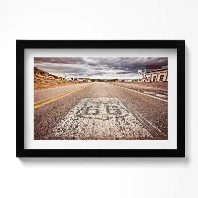 Obraz v ráme Americká štátna cesta Route 66