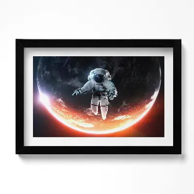 Obraz v ráme Astronaut vo vesmíre