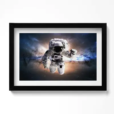 Obraz v ráme Astronaut vo vesmíre