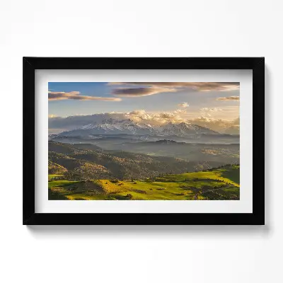 Obraz v ráme Pieniny Vysoký vrch