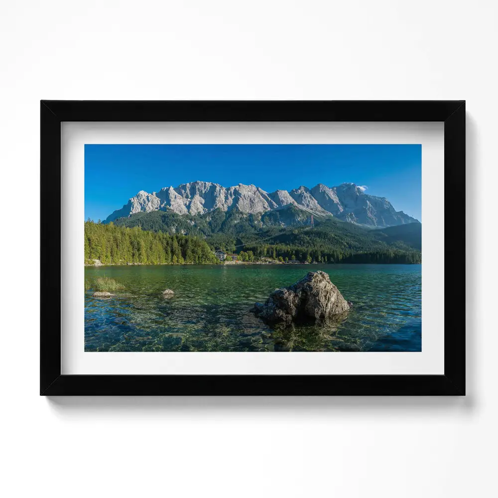 Obraz v ráme Vrchol Zugspitze, Nemecko