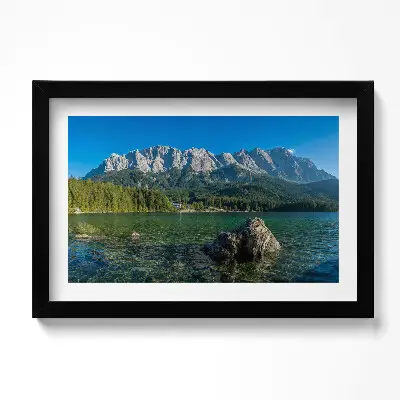 Obraz v ráme Vrchol Zugspitze, Nemecko