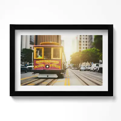 Obraz v ráme Električka v San Franciscu