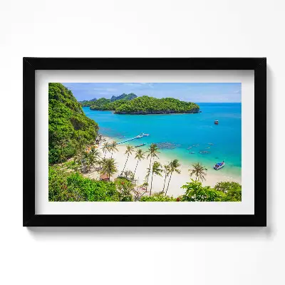 Obraz v ráme Národný park Koh Samui, Thajsko