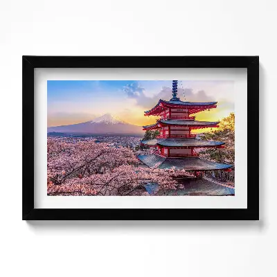 Obraz v ráme Japonská konštrukcia
