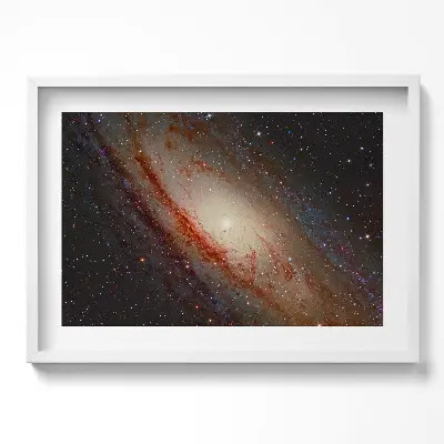 Obraz v ráme Vesmírna galaxia a hviezdy