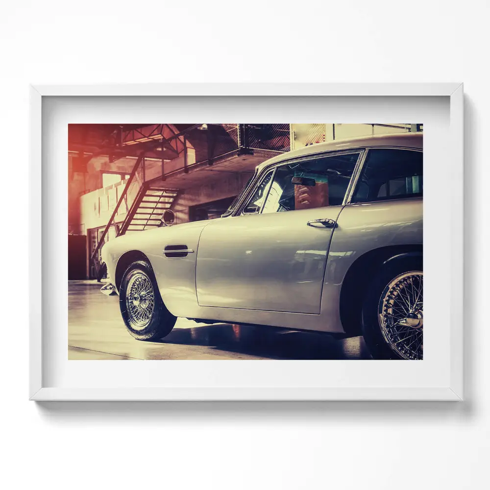 Obraz v ráme Aston Martin DB5