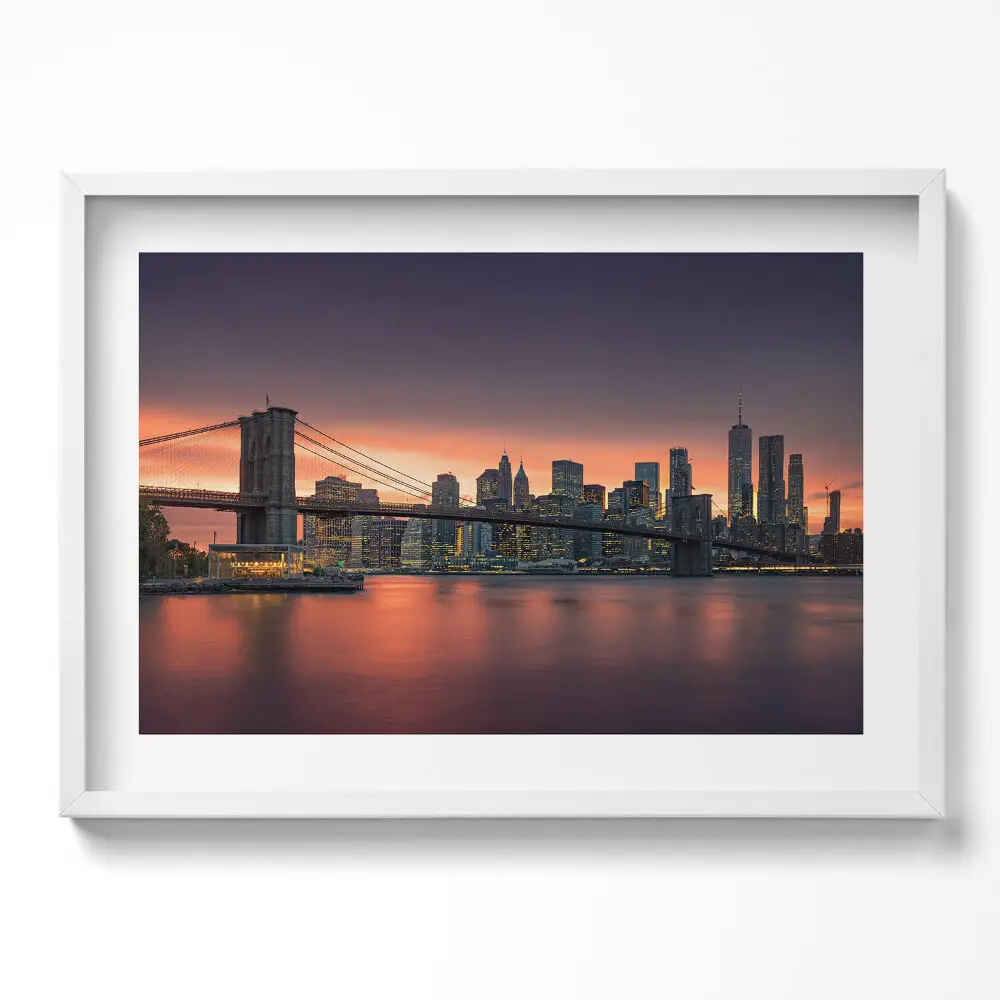 Obraz v ráme New York East River