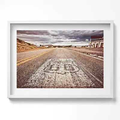 Obraz v ráme Americká štátna cesta Route 66