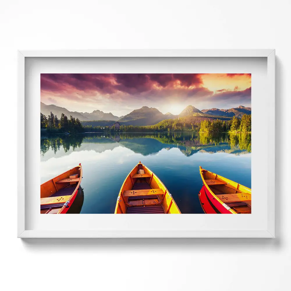 Obraz v ráme Národný park Štrbské Pleso