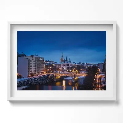 Obraz v ráme Panorama Plzeň Česká republika