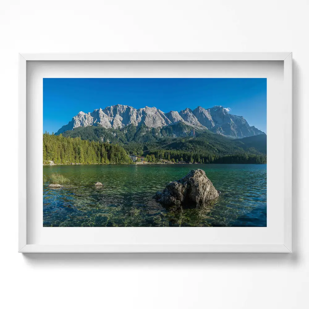 Obraz v ráme Vrchol Zugspitze Nemecko