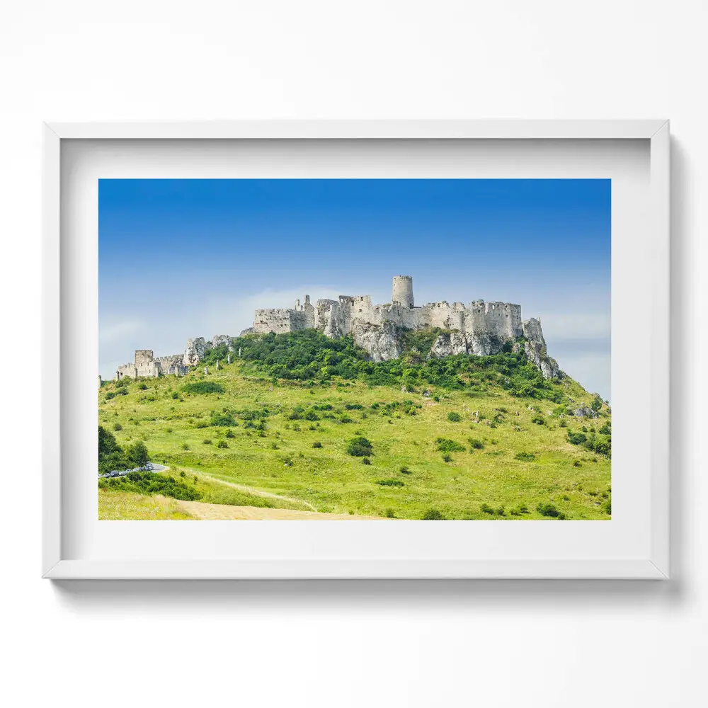 Obraz na stenu v ráme Spišský hrad