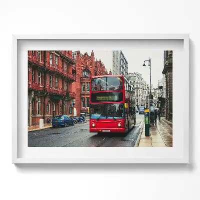 Obraz v ráme Birmingham Bus UK