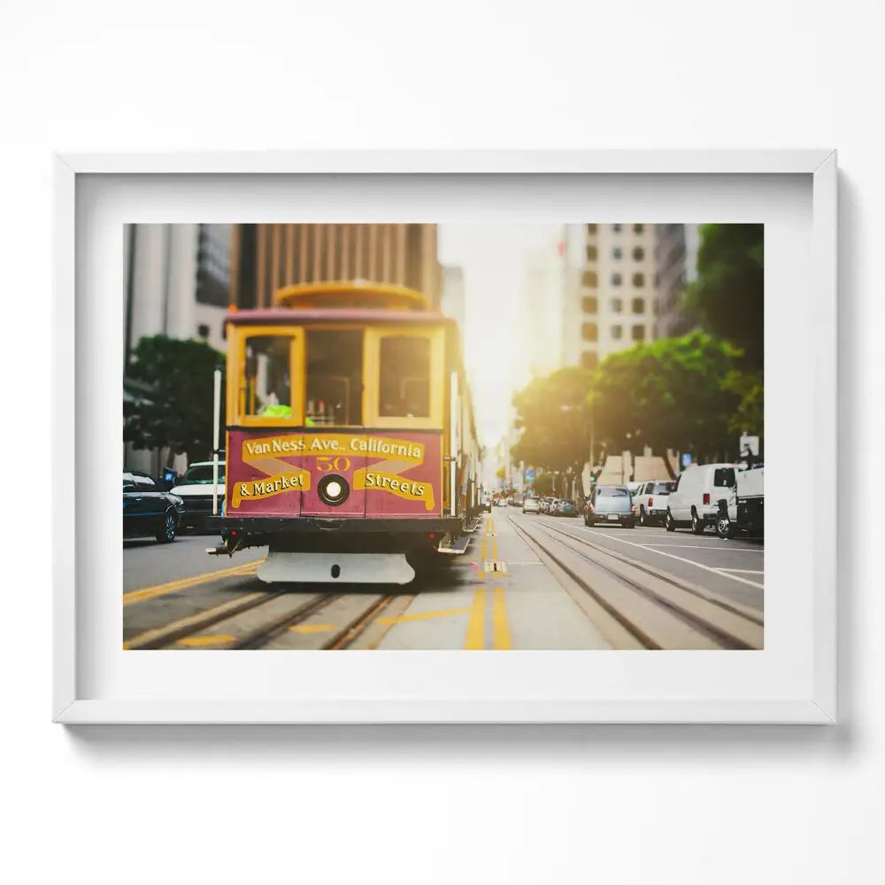 Obraz v ráme Električka v San Franciscu