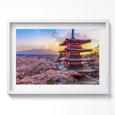 Obraz v ráme Japonská konštrukcia
