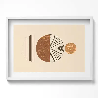 Obraz v ráme Geometrické boho umenie