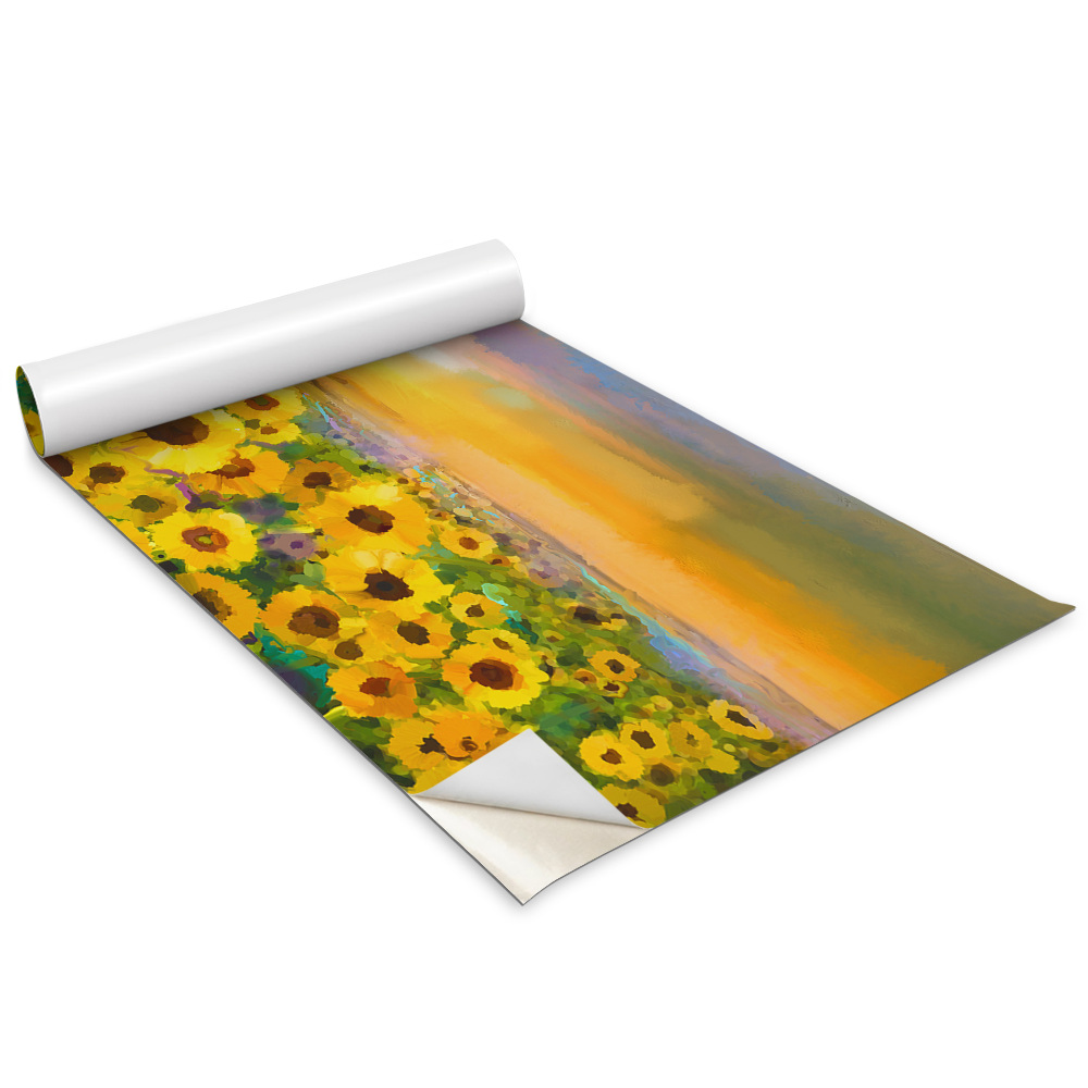 Fólia na nábytok Maľované pole slnečníc