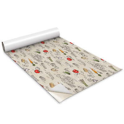 Nalepovacia fólia na nábytok Kreslenie zeleniny