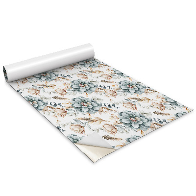 Lepiaca tapeta na nabytok Maľované kvety