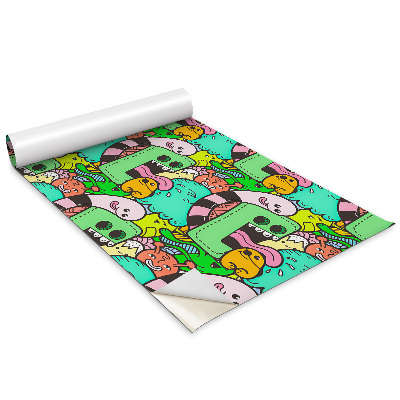 Tapeta na nábytok Veselé farebné príšerky