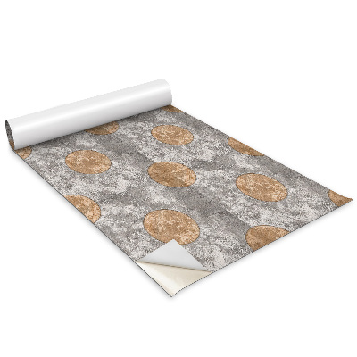 Samolepiaca tapeta na nábytok Kruhy na betónových dlaždiciach