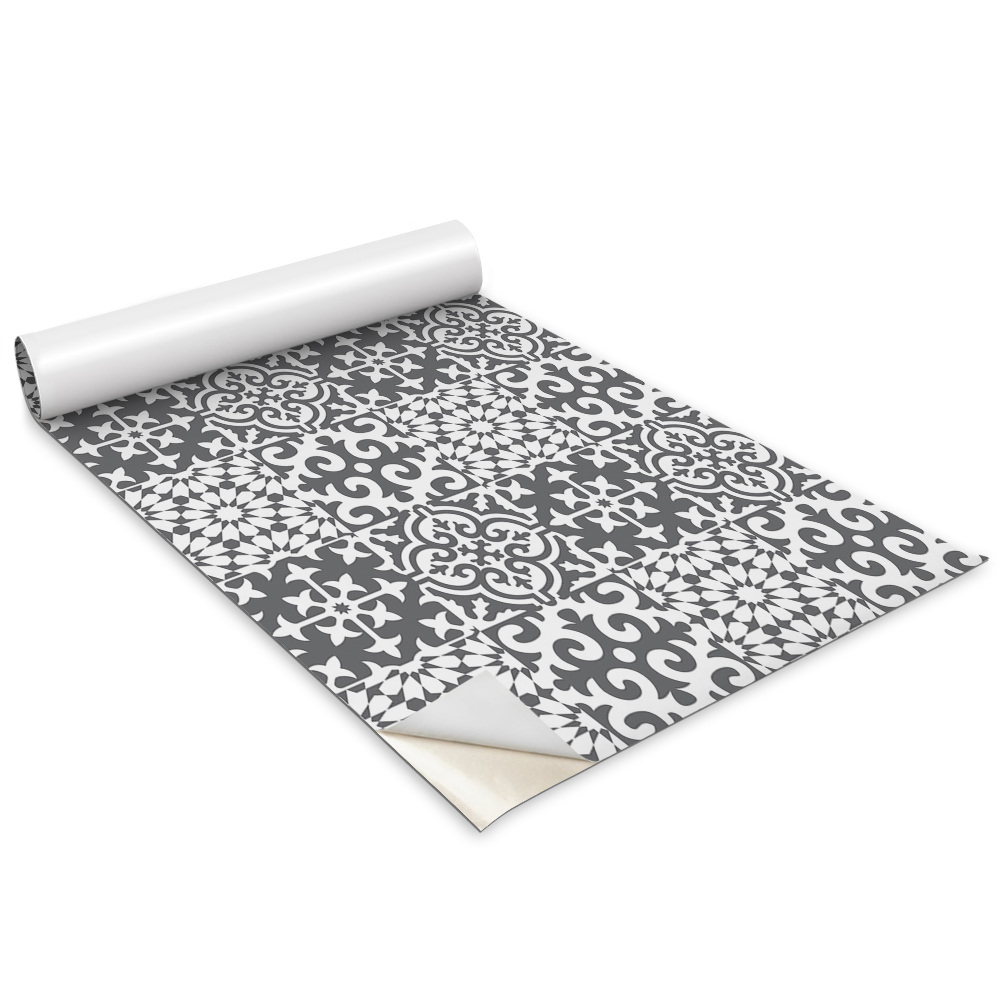 Nalepovacia fólia na nábytok Sivé dlaždice s portugalským motívom