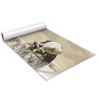 Fólia na nábytok Zbieranie ryže