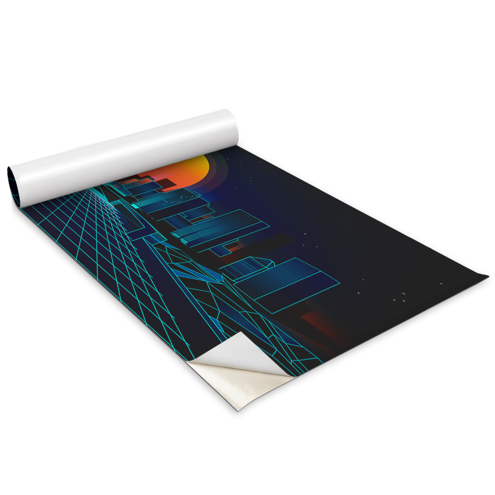 Fólia na nábytok Digitálne mesto