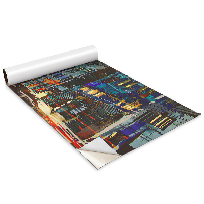 Samolepiaca fólia na nábytok Preplnené mesto v noci