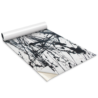 Tapeta na nábytok Čierne striekajúce štetce